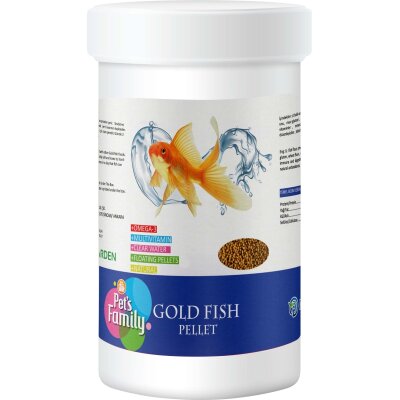 Pets Family Gold Fish Pellet 250 Ml / 90 Gr - Pets Family