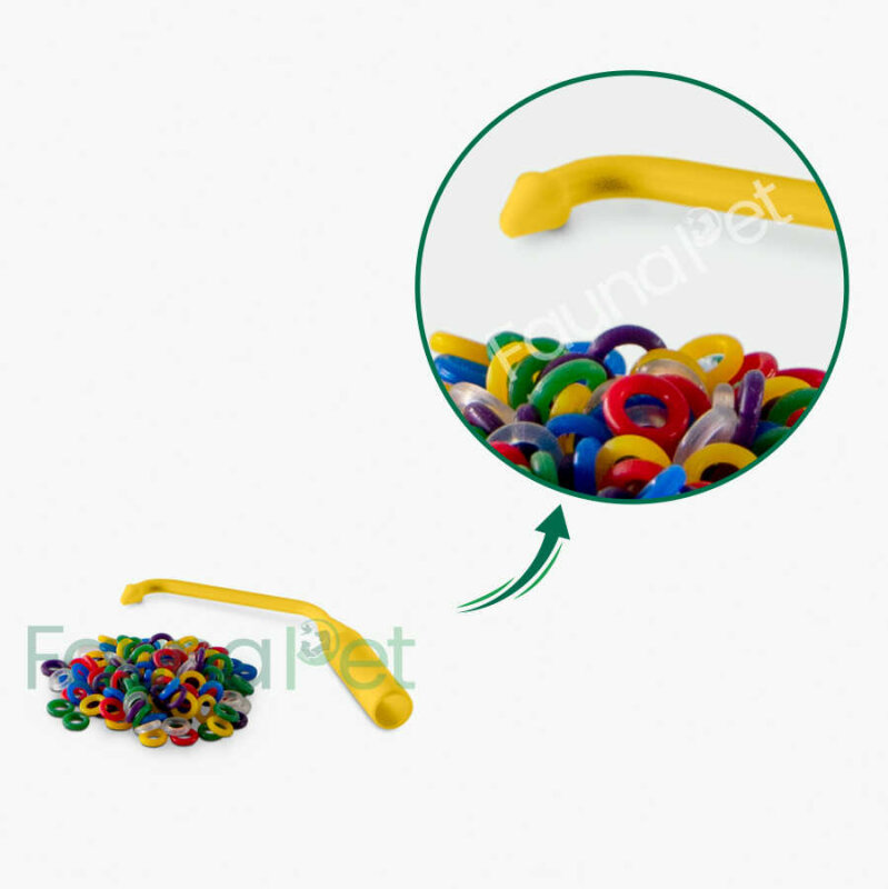 Plastik Takma Aparatlı Kardeş Bileziği Sarı - 1