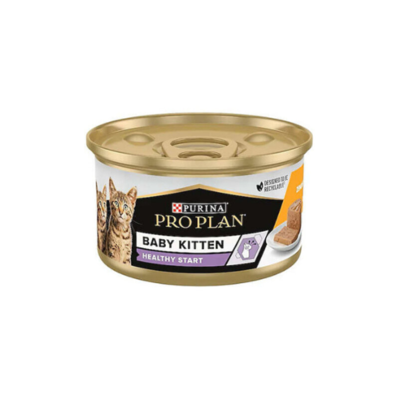 Pro Plan Baby Kitten Kıyılmış Tavuklu Kedi Konserve 85 Gr - 1