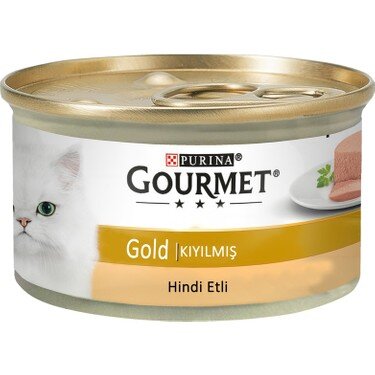 Purina Gourmet Kıyılmış Hindili Yetişkin Kedi Konservesi 85 Gr - 1