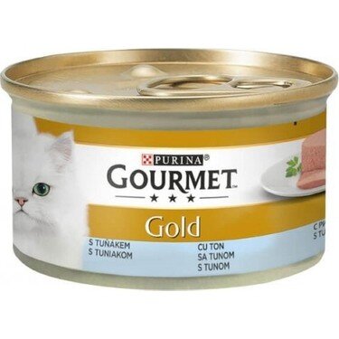 Purina Gourmet Kıyılmış Ton Balıklı Yetişkin Kedi Konservesi 85 Gr - 1