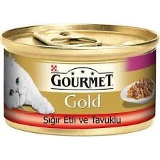 Purina Gourmet Parça Sığır Etli Tavuklu Kedi Yaş Maması 85 Gr - 1