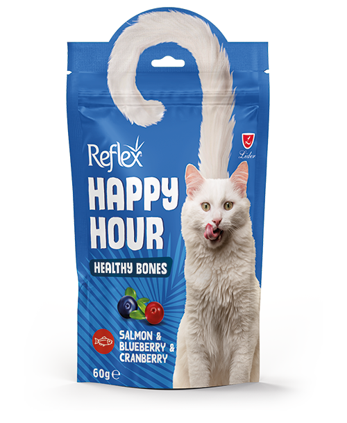 Reflex Happy Hour Sağlıklı Kemikler İçin Destekleyici Kedi Ödül Maması 60 Gr - 1