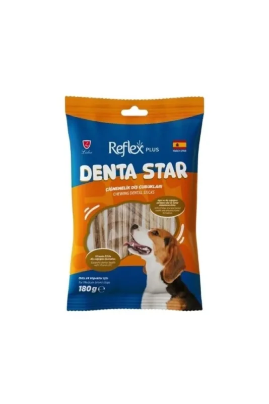 Reflex Plus Dentastar Chewing Dental Sticks Mini & Small Breed Adult Dog Treat Köpek Maması 110 Gr - 1