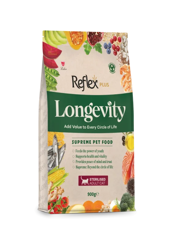 Reflex Plus Longevity Kısırlaştırılmış Yetişkin Kedi Maması 900 Gr - 1