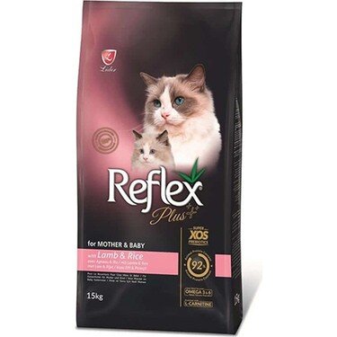 Reflex Plus Mother & Baby Kuzu Etli ve Pirinçli Kedi Maması 15 Kg - 1
