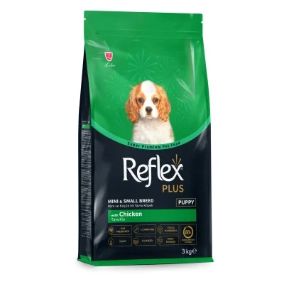 Reflex Plus Somonlu Mini ve Küçük Irk Yavru Köpek Maması 3 Kg - 1