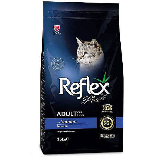 Reflex Plus Somonlu Yetişkin Kedi Maması 15 Kg - 1