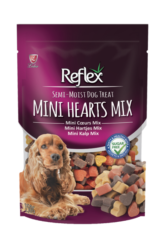 Reflex Semi Moist Ödül Maması Mini Kalp Mix 150 Gr - 1