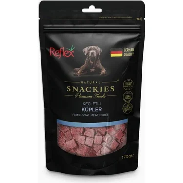 Reflex Snackies Keçi Etli Küpler 170 Gr - 1