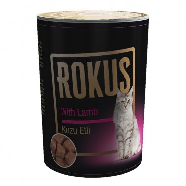 Rokuş Kedi Konservesi Kuzu Etli 410 Gr - 1
