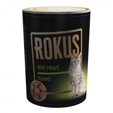 Rokuş Kedi Konservesi Yürekli 410 Gr - 1