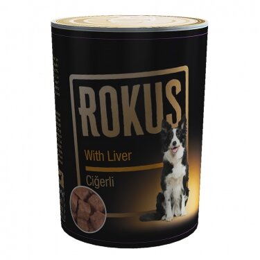 Rokuş Köpek Konservesi Ciğerli 410 Gr - 1