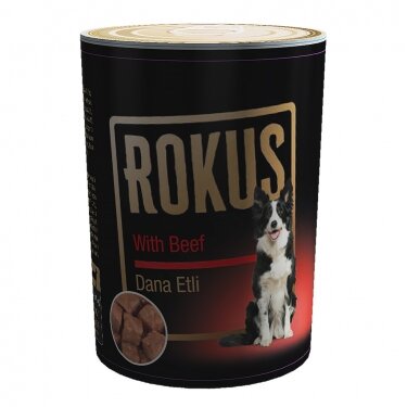 Rokuş Köpek Konservesi Dana Etli 410 Gr - 1