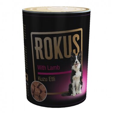 Rokuş Köpek Konservesi Kuzu Etli 410 Gr - 1