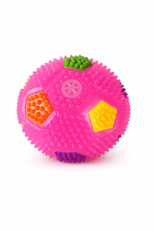 Şekilli Işıklı Top 7.5 Cm Pembe DG 648 Pembe - 1