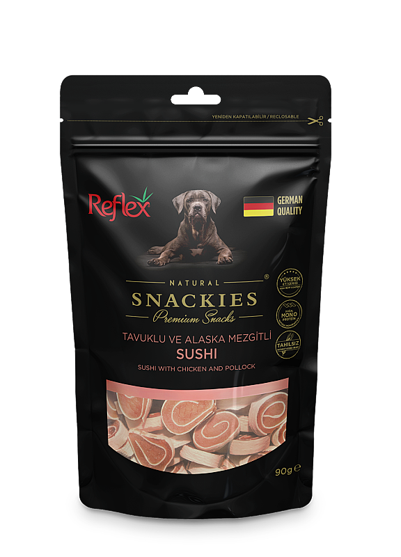 Snackies / Tavuklu ve Alaska Mezgitli Sushi 90 Gr - 1