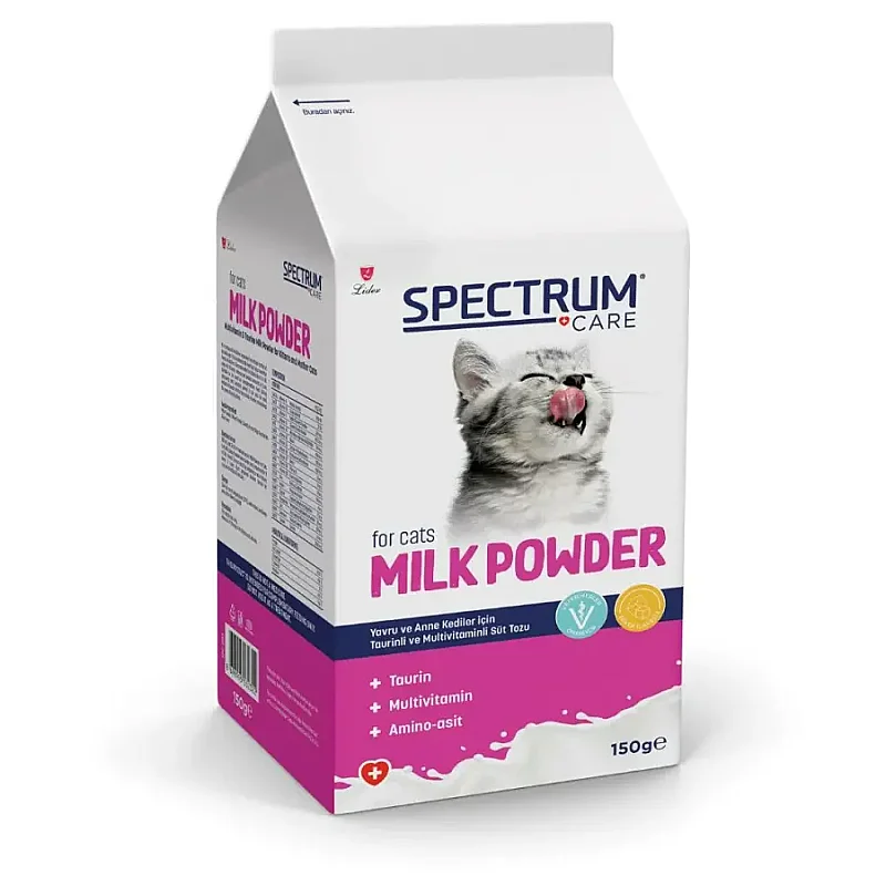 Spectrum Care Yavru Kediler İçin Taurin ve Multivitaminli Süt Tozu 150 Gr - 1