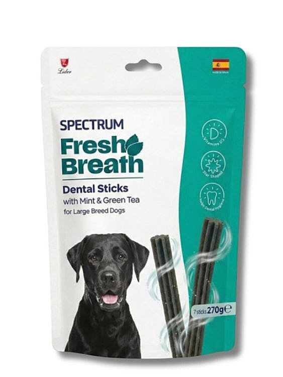 Spectrum Fresh Breath Büyük Irk Yetişkin Köpekler İçin Naneli Diş Çubukları 270 Gr - 1