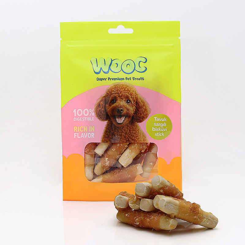 Wooc Tavuk Sargılı Bisküvi Stick Köpek Ödülü 75 Gr - 1