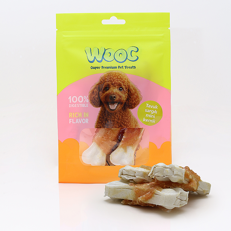 Tavuk Sargılı Mini Kemik Köpek Ödülü 75 Gr - 1