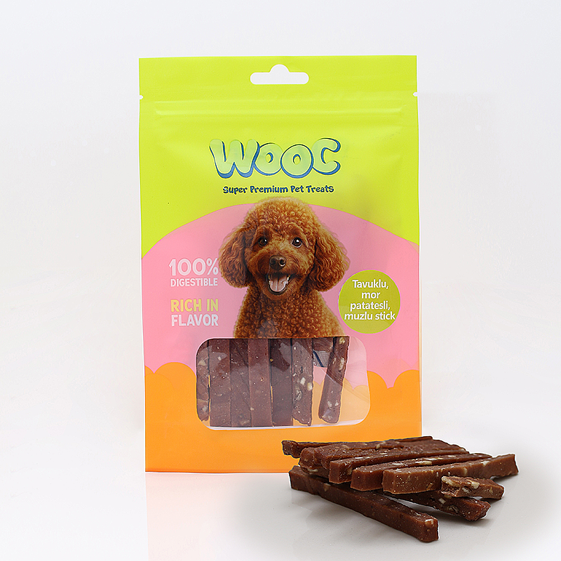 Tavuklu Patatesli Muzlu Köpek Ödülü 75 Gr Mor - 1
