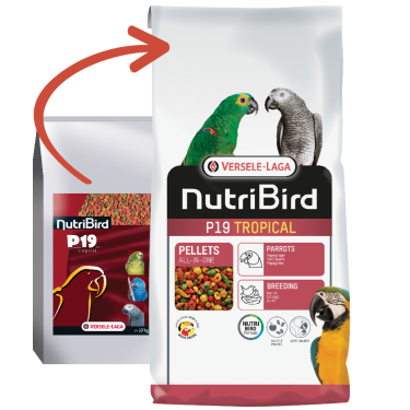 Versele Laga Nutribird P 19 Tropical Papağan Pelet Yemi 1 kg - 1