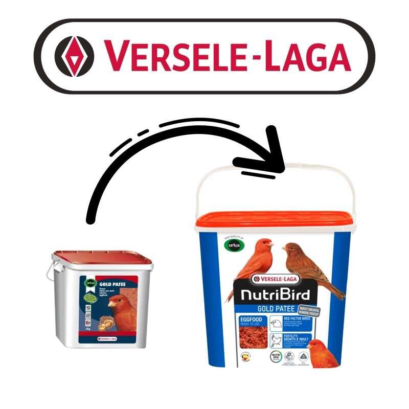 Versele Laga Orlux Gold Patee Kanarya Nemli Maması 5 Kg Kapak Kırmızı - 1
