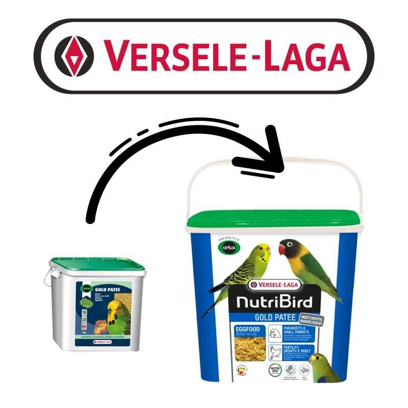 Versele Laga Orlux Gold Patee Muhabbet Paraket Nemli Maması 5 Kg Kapak Yeşil - 1