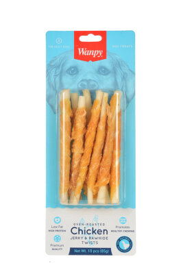 Wanpy Deri Üzerine Tavuk Sarılı 85 Gr Köpek Ödülü - Wanpy