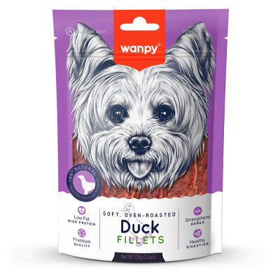 Wanpy Gerçek Ördek Fileto 100 Gr Köpek Ödülü - 1