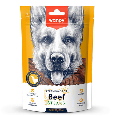 Wanpy Izgara Dana Biftek 100 Gr Köpek Ödülü - 1
