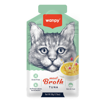Wanpy Kediler İçin Ton Balığı Eti Çorbası 50 Gr - 1