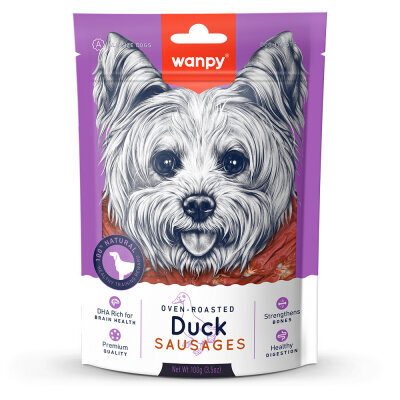 Wanpy Ördek Etli Sosis 100 Gr Köpek Ödülü - Wanpy