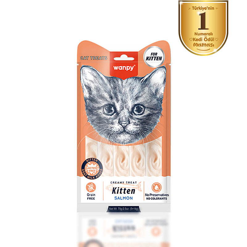 Wanpy Somonlu Yavru Kedi Krema Ödülü - 1