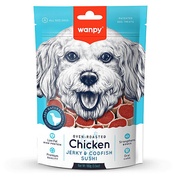 Wanpy Tavuklu&Morina Balıklı 100 Gr Köpek Ödülü - 1