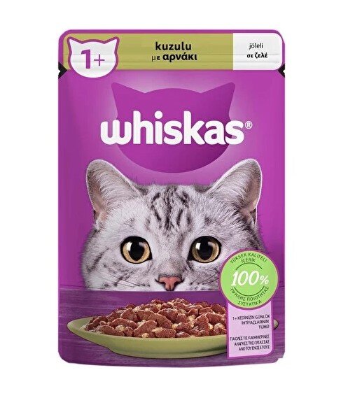 Whiskas Kuzu Etli Pouch Kedi Yaş Maması 85 Gr - 1