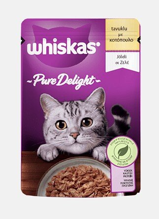 Whiskas Pure Delight Tavuklu Pouch Kedi Yaş Maması 85 Gr - 1