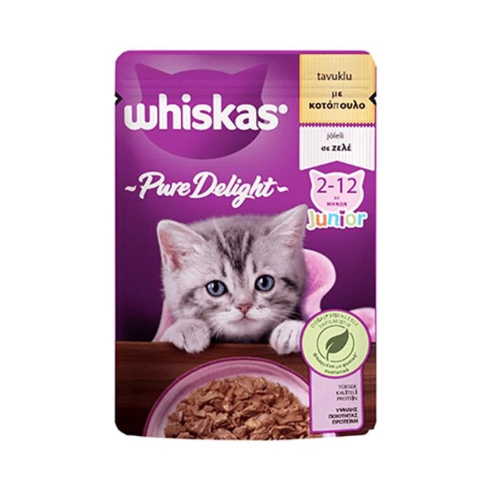 Whiskas Pure Delight Yavru Tavuklu Pouch Mama 85 Gr Pouch - 1