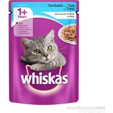 Whiskas Ton Balıklı Pouch Kedi Yaş Maması 85 Gr - 1